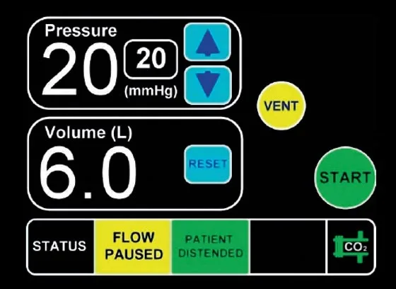 protoco2l touch pressure vent