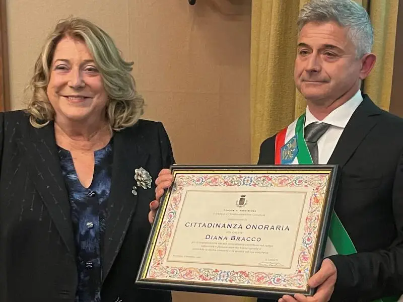 Diana Bracco riceve la cittadinanza onoraria di Torviscosa
