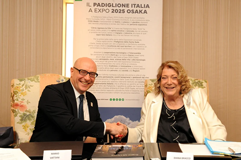 EXPO 2025 Osaka - Mario Vattani and Diana Bracco