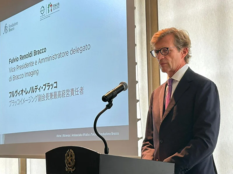 Fulvio Renoldi Bracco at Italian Tokyo Embassy